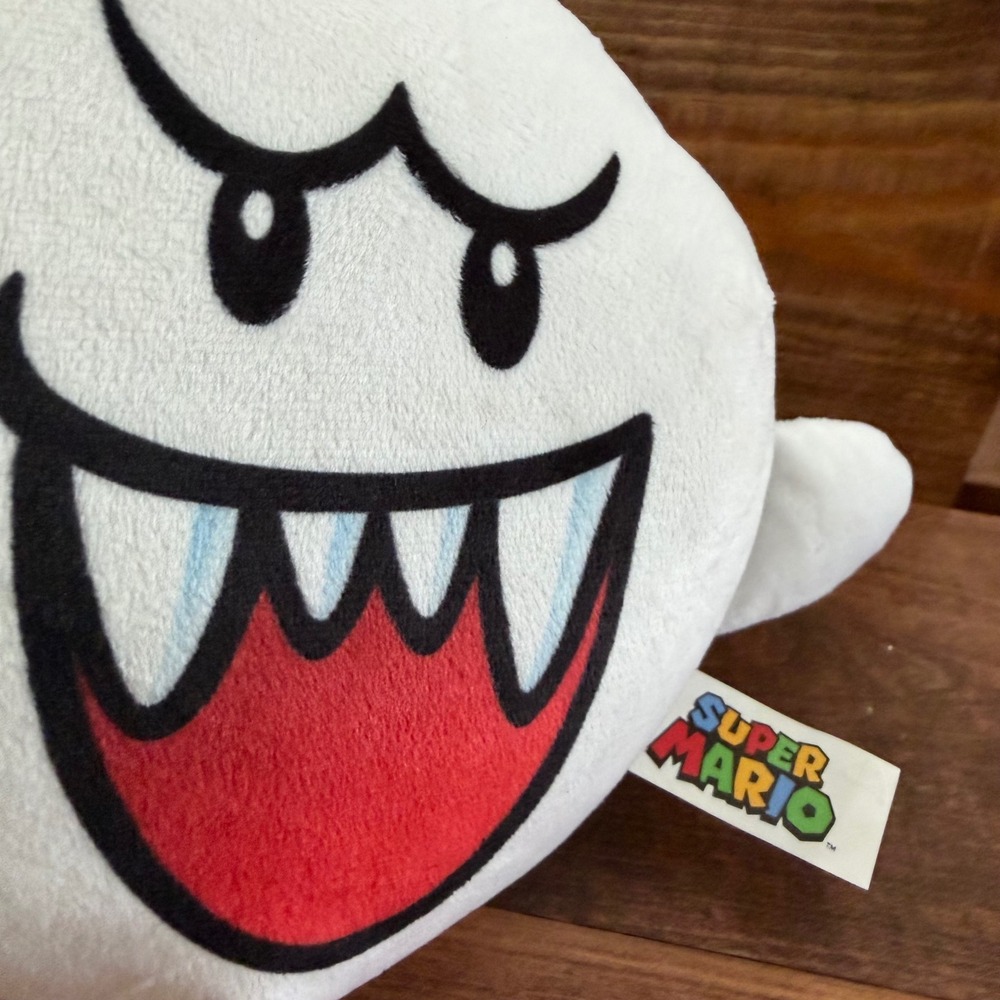 Super Mario Boo Plush White Ghost Stuffed Toy Nintendo 7 Inch